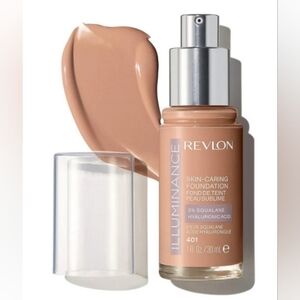 🍒✨ Revlon Illuminance Skin-Caring Foundation 401 Light Nude 🍒
